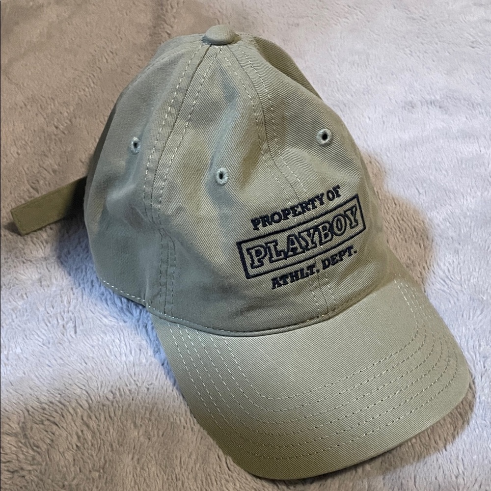 PLAYBOY Sage Green Athletic Cap